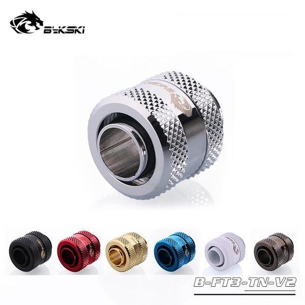 

fans & coolings bykski hose fitting tube use for id 9.5mm + od 12.7 pipes 3/8"id x 1/2"od tubing hand compression connector 10*13m