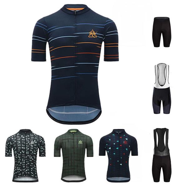 

summer cycling jersey sets men's quick dry outdoor uniform ciclismo ropa hombre mtb bike sportswear mujer racing, Black;blue