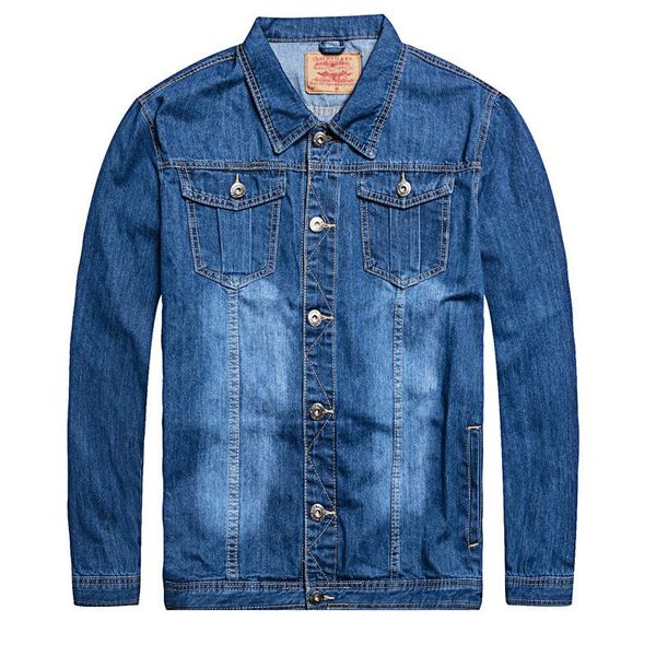 

men's jackets 2021 denim jacket men oversized 6xl 7xl fashion design spring large size clothing casual coat male jean, Black;brown