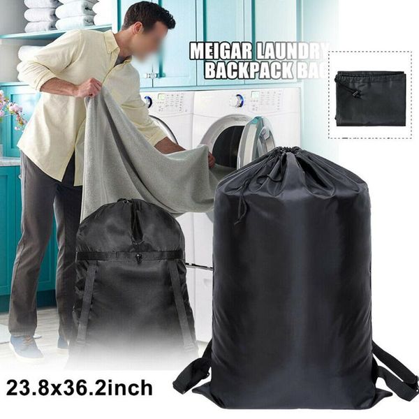 

laundry bags 24x36 inch clothes washing machine bag with zipper nylon mesh net bra black wash drawstring
