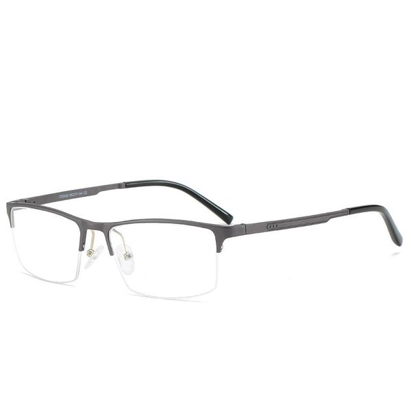 

fashion sunglasses frames simvey blue light prescription glasses man half frame designer optical sauqre mens eyewear myopia lens, Black