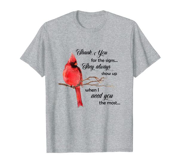 

thank you for the signs they always show up when i need you t-shirt, White;black