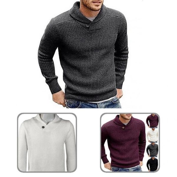 

men's sweaters great autumn sweater thermal stretchy soft male, White;black