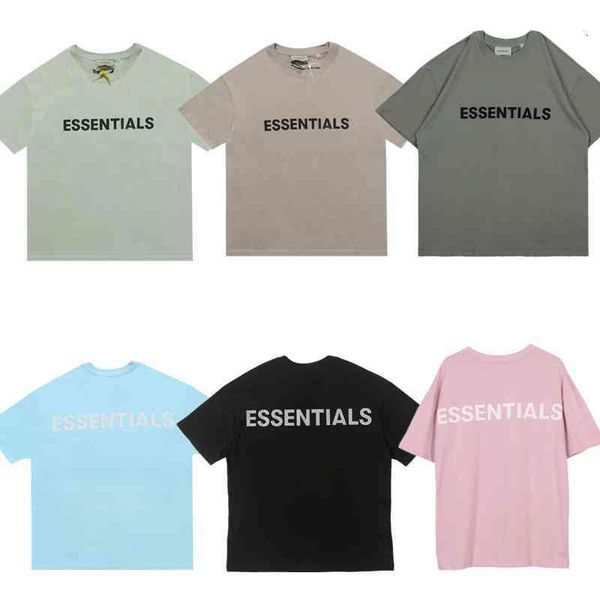 

men's t-shirts oversize t-shirt men women 1:1 fog tees 3d essentials t shirt xued, White;black