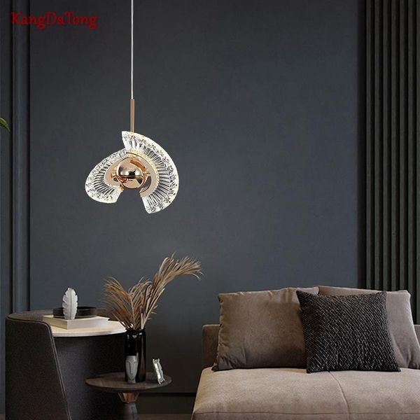 Lampade a sospensione La testiera della camera da letto può cambiare forma Lampadario a led Acrilico Ristorante creativo Illuminazione interna decorativa