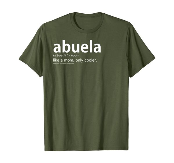 

Abuela Definition Tshirt | Gift for Abuela Funny Spanish, Mainly pictures