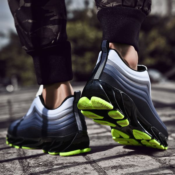 

newst men breathable running shoes red black grey khaki mens trainer athletic sports sneaker size 39-44 twenty one