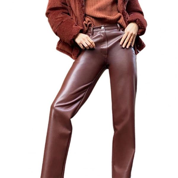 

women's pants & capris trousers solid color straight leg women great, Black;white