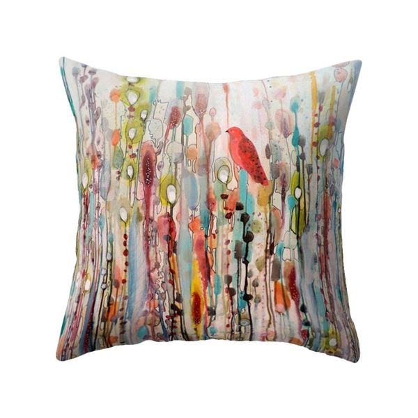 

pillow case win bird flower bed sofa living room decor throw cushion cover cases bedroom