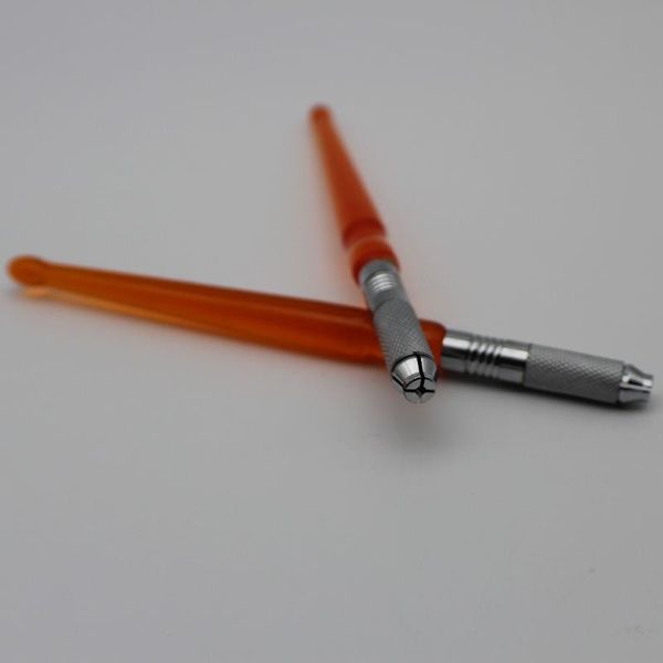 

tattoo guns kits 2pcs two kind needle uses professional microblading pen manual eyebrow for 3d embroidery permanent makeup