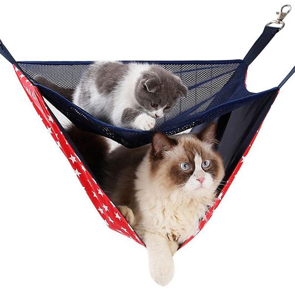 

cat beds & furniture portable hammock bed 2 level summer hanging pet sleep two