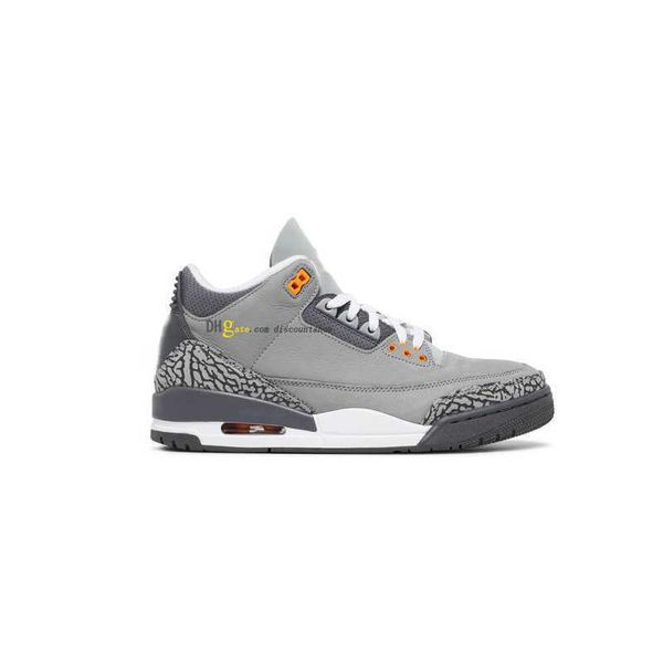 

3 cool grey 2021 basketball shoes shoe mens womens 3s sneakers size 36-46 ct8532 012 version