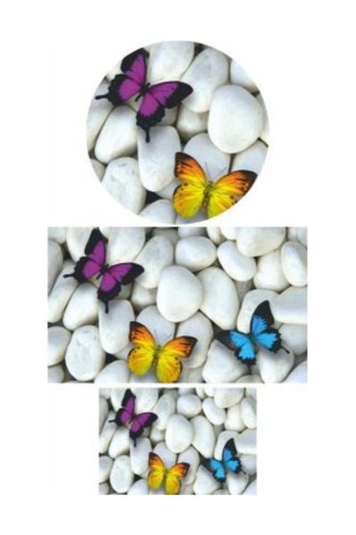 

triple toilet set mat 6052 bath mats