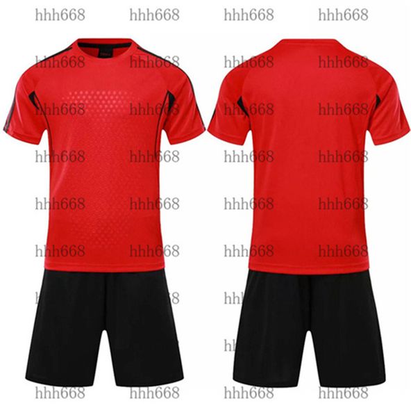 

2021 010176 football tracksuit short sleeve match training suit children's team jersey number logo customization 23, Black