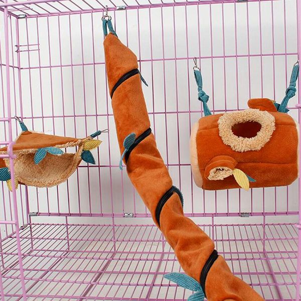 

small animal supplies warm cute cotton rattan shape hamster sleeping bag hammock bird sugar glider hanging bed cage nest pet supply