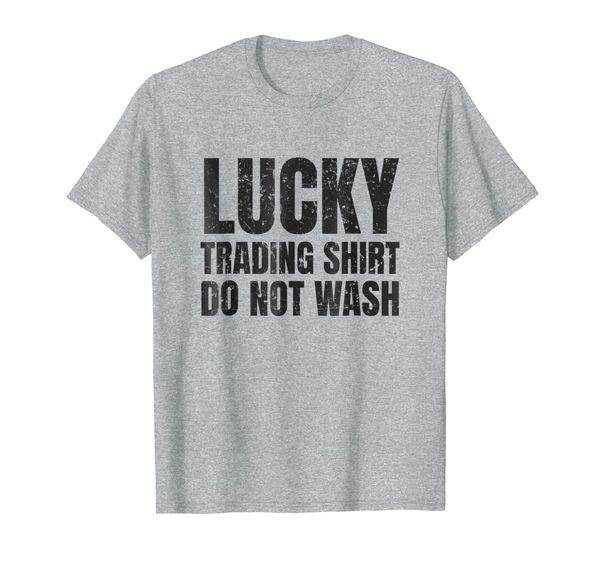 

lucking trading shirt funny stock market traders gift, White;black