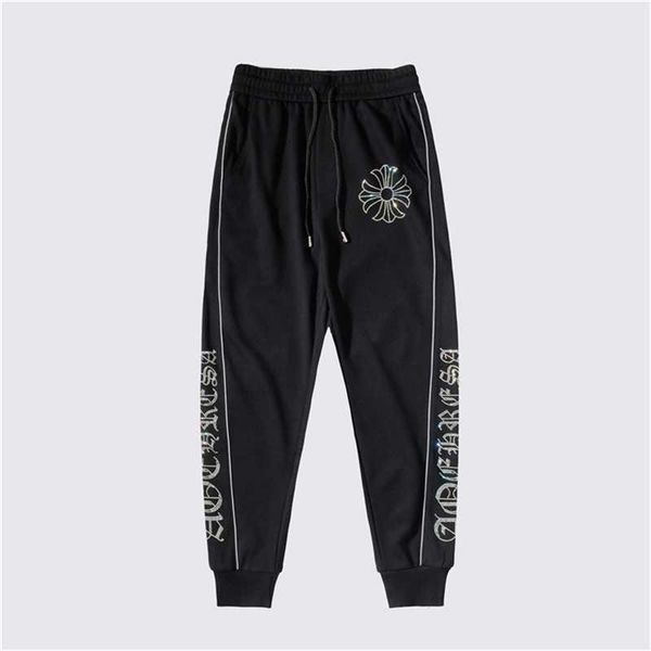 

new fashion brand men's casual sports pants in spring and summer of 2021, Black