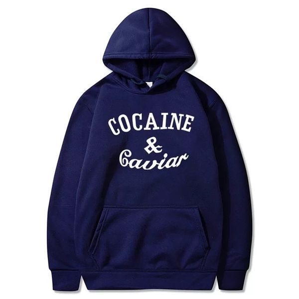 

2021 print pullover couple cocoines & caviar hip hop letters, Black