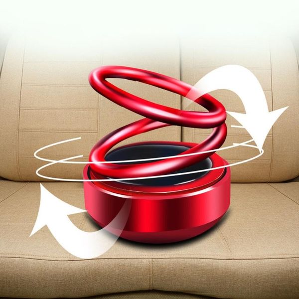 

car air freshener rotating perfume solar powered creative automotive decoration