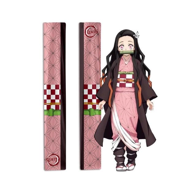 

anime demon slayer kimetsu no yaiba tanjirou nezuko zenitsu giyuu shinobu inosuke cosplay scarves soft warm wraps, Blue;gray