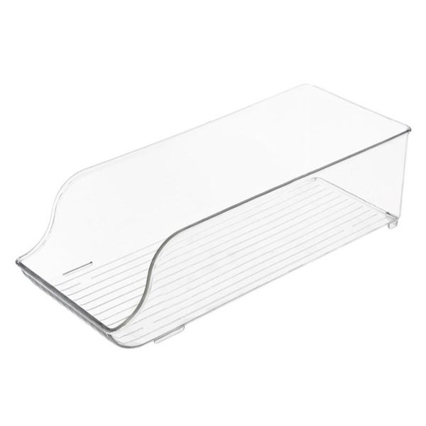 

storage bottles & jars 34.5x14x10cm transparent food box refrigerator preservation crisper kitchen sorting containe