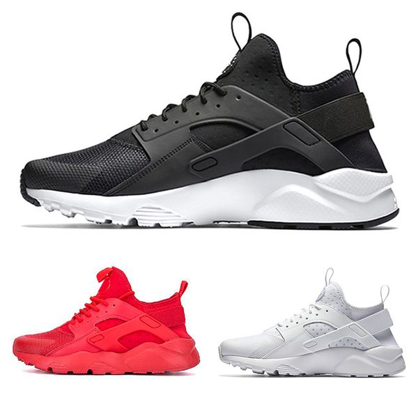 

running shoes huarache 4.0 iv ultra reflect running athletic shoes black white red green women mens trainers sports sneaker us 5.5-11 65hb