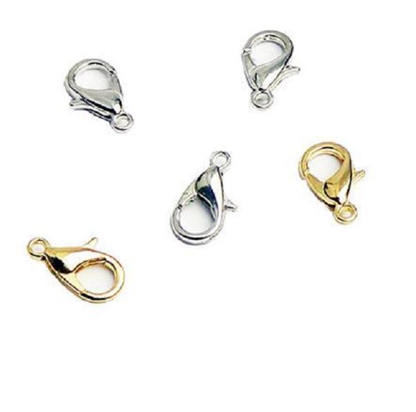 

2021 new 400pcs lobster parrot clasp 14mm, gold,silver,bronze etc.