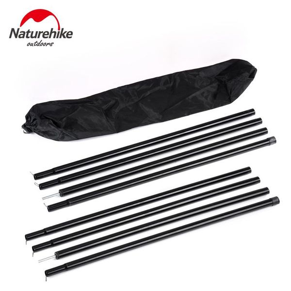 

naturehike 2pcs*2m outdoor camping tent poles sun shelter tarp rod awning canopy support accessories tents and shelters