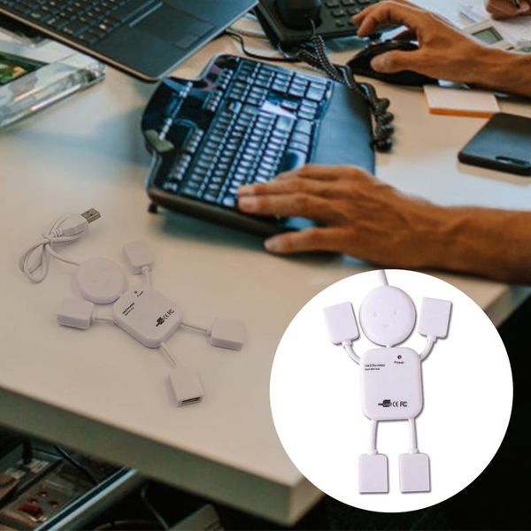 

hubs fast deliver usb2.0 5-port usb hub convenient docking station power charging high speed adapter computer accessories