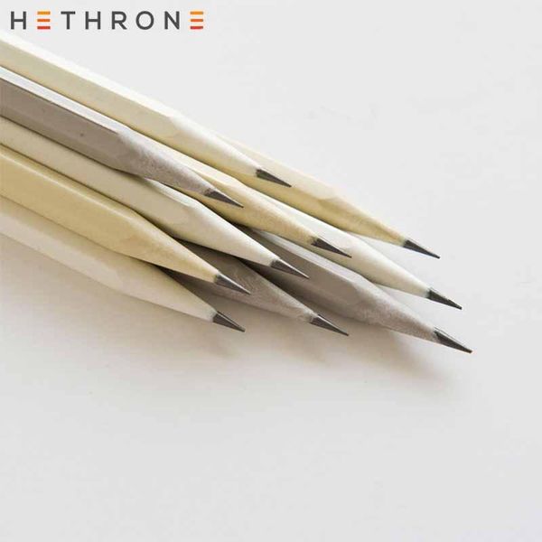 

hethrone 12pcs wood color pencil innovation pens for school student cute kawaii write stationery supplies astuccio pencils