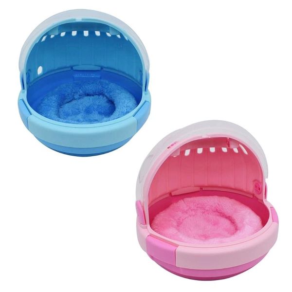 

bird cages carrier with plush cushion portable pet parrot birds travel cage easy carry