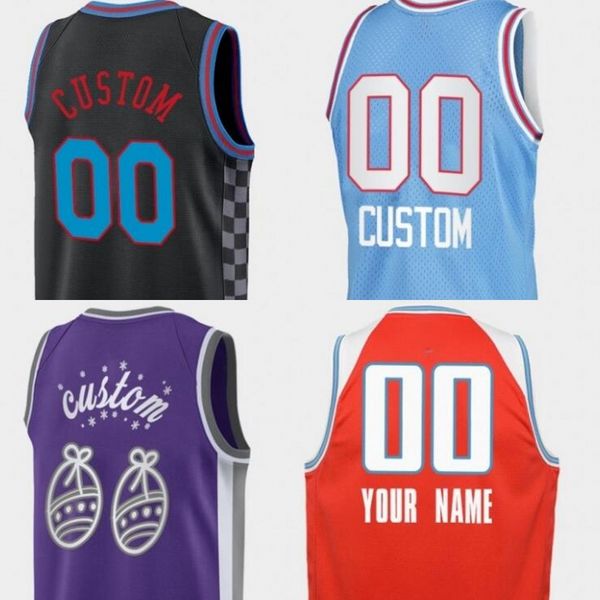 

kings custom 2020 christmas night festive special edition jersey purple, Black