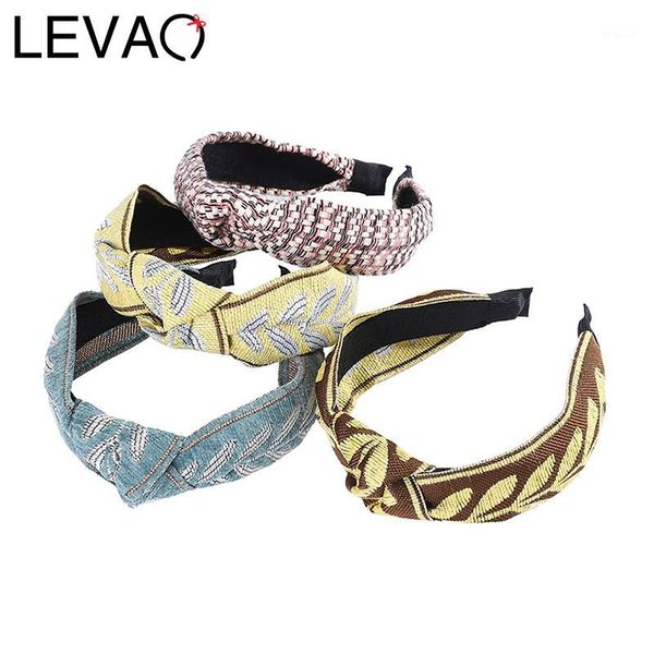 

boho floral embroidery headband hair bands knot bezel turban for women hairbands girls accessories head hoop jewelry1