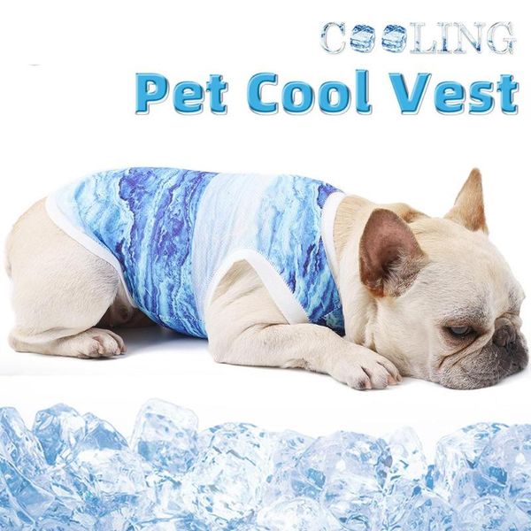 

dog apparel summer cooling vest pet clothes lightweight breathable cat coat jacket quick release for puppy cats