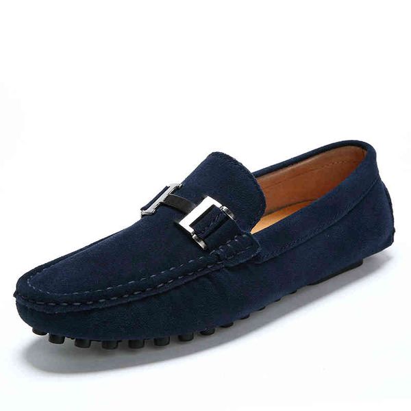 

men's leather casual shoes indoor office comfort loafers, Black