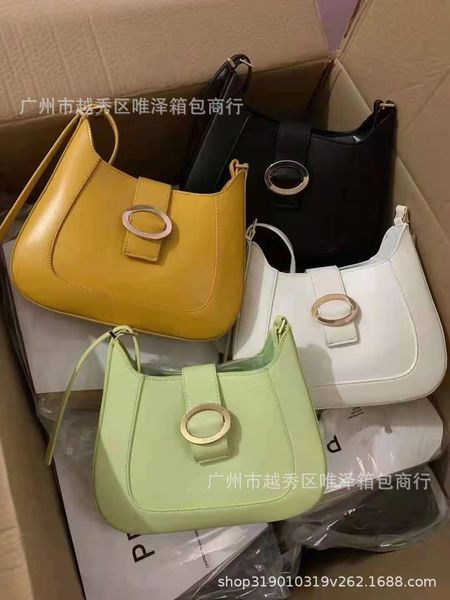 

designer pe single shoulder 35060006 ring buckle underarm bag