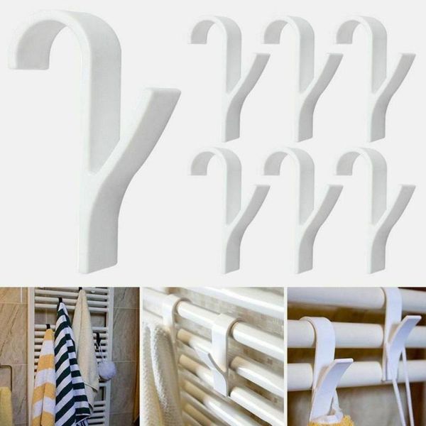 

hooks & rails 4pcsradiator hook hanger for heated towel radiator rail clothes bath holder scarf bracket bathroom soft rack