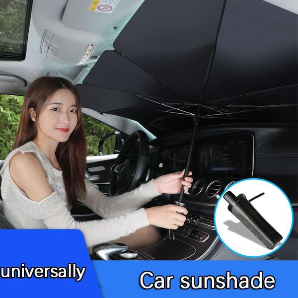

foldable car windshield sun shade umbrella uv cover sunshade heat insulation front window interior protection accessories