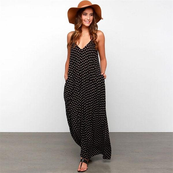 

summer black party dresses explosion women's chiffon polka-dot dress 210607, Black;gray