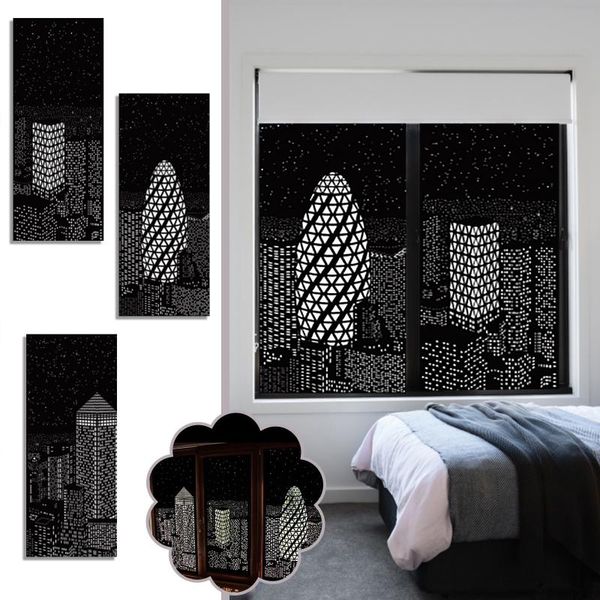 

curtain & drapes unique elegant delicate incredible city night view designs blackout hole curtains with holes bedroom holeroll
