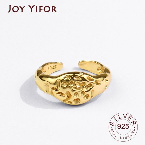 

sterling silver rings for women dots 2colors vintage wedding trendy jewelry large adjustable antique anillos cluster, Golden;silver