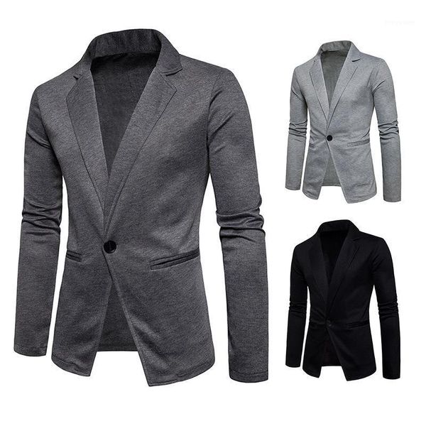 

men's suits & blazers atslin style casual suit jacket blazer men 2021 plus size, White;black