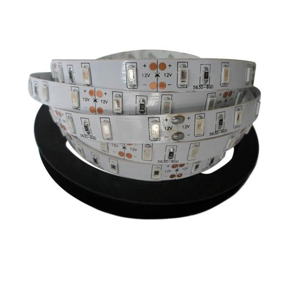 

100mx wholesale 5630(5730) led strip light 300leds/5m dc12v 5m/roll non-waterproof flexible dhl strips