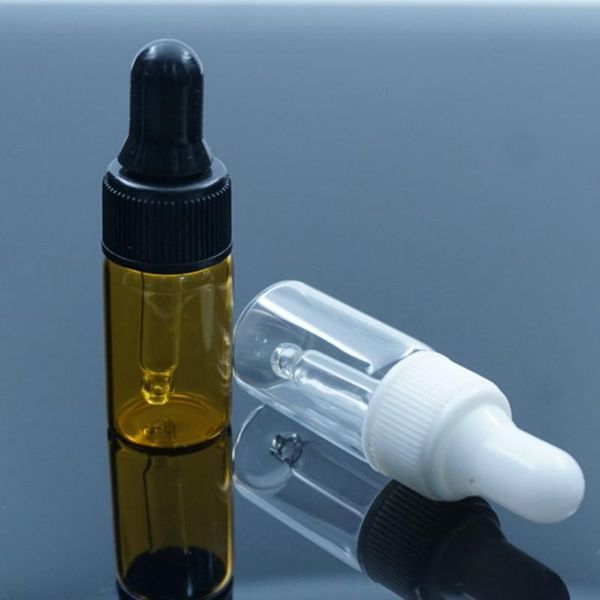 

20ps/lot empty wholesale 1ml 2ml 3ml mini glass dropper bottle,empty vial bottle amber oil refillable storage bottles & jars