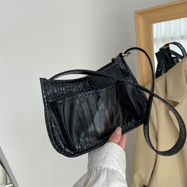 

evening bags women alligator pattern shoulder bag vintage pu leather small crossbody crocodile