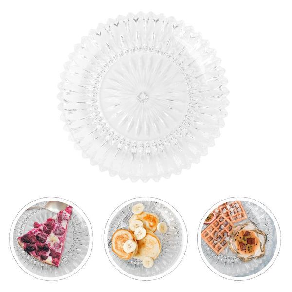 

bowls 1pc bar acrylic fruit tray multi-function dried plate snack (30cm)