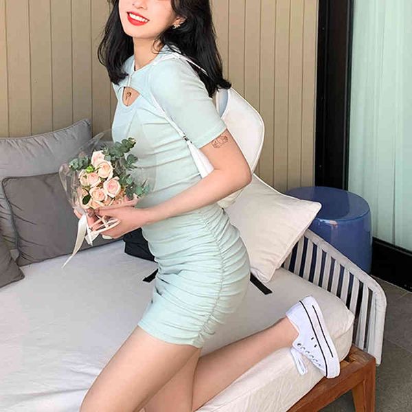 

casual dresses mini bodycon women short sleeve elegant slim party office lady korean summer chic r2g3, Black;gray