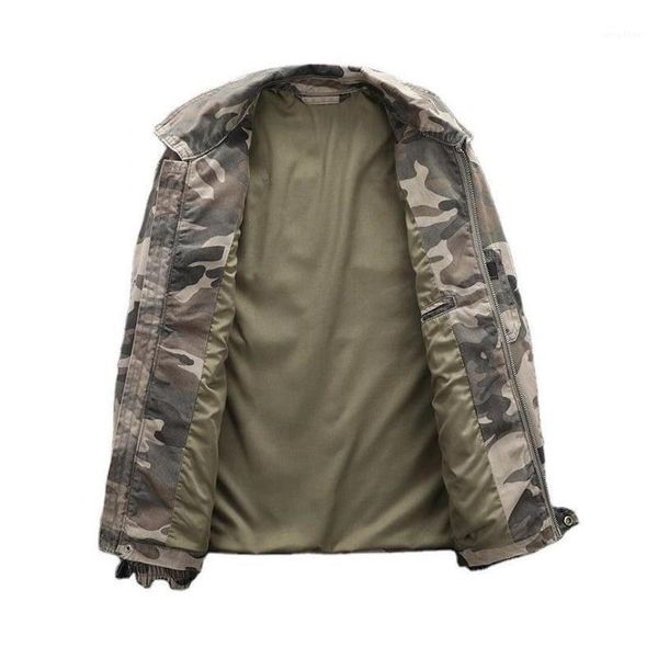 

men's spring and autumn camouflage jacket sports fashion wash casual baseball european size coat jackets, Black;brown