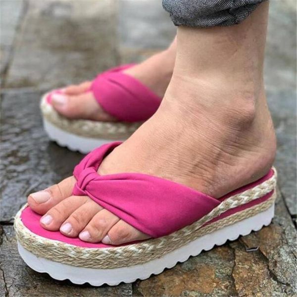 

slippers thick-soled large size womens summer women's sandals fashion casual shoes women slides breathable beach, Black
