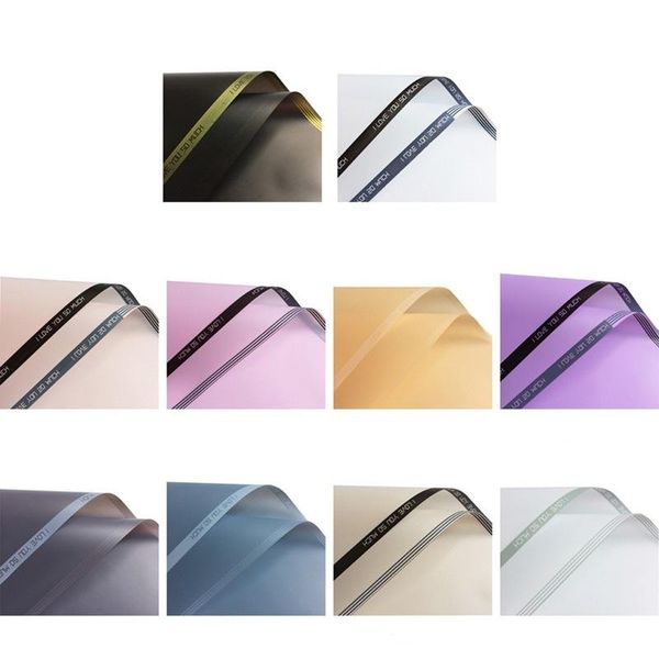 

other arts and crafts 20 sheets/pack bouquet packing material plastic waterproof flower decoration plain paper